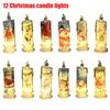12 Styles Christmas Decoration Candles Environment Lights LED Candle Lights Electronic Festival Decoration Home Decoration Lamp