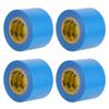 4Pcs Electrician PVC Waterproof Electrical Insulated Sealing Tape Repair Tools 4.4cmBlue