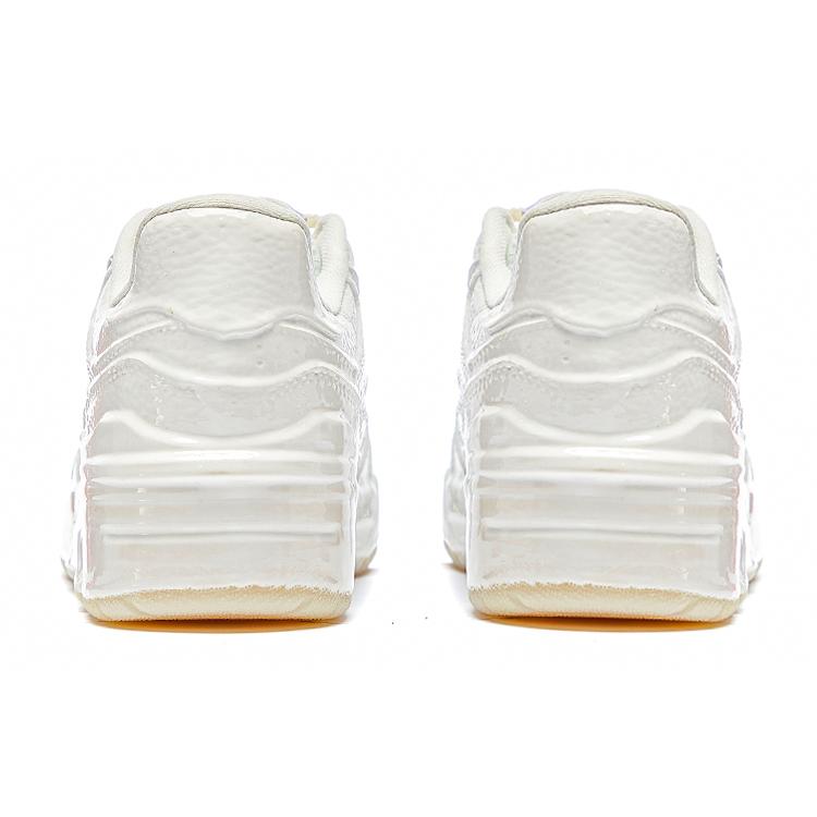 Li Ning RSR 101 Low top Skateboard Shoes Women's Mist White ABCS108-1