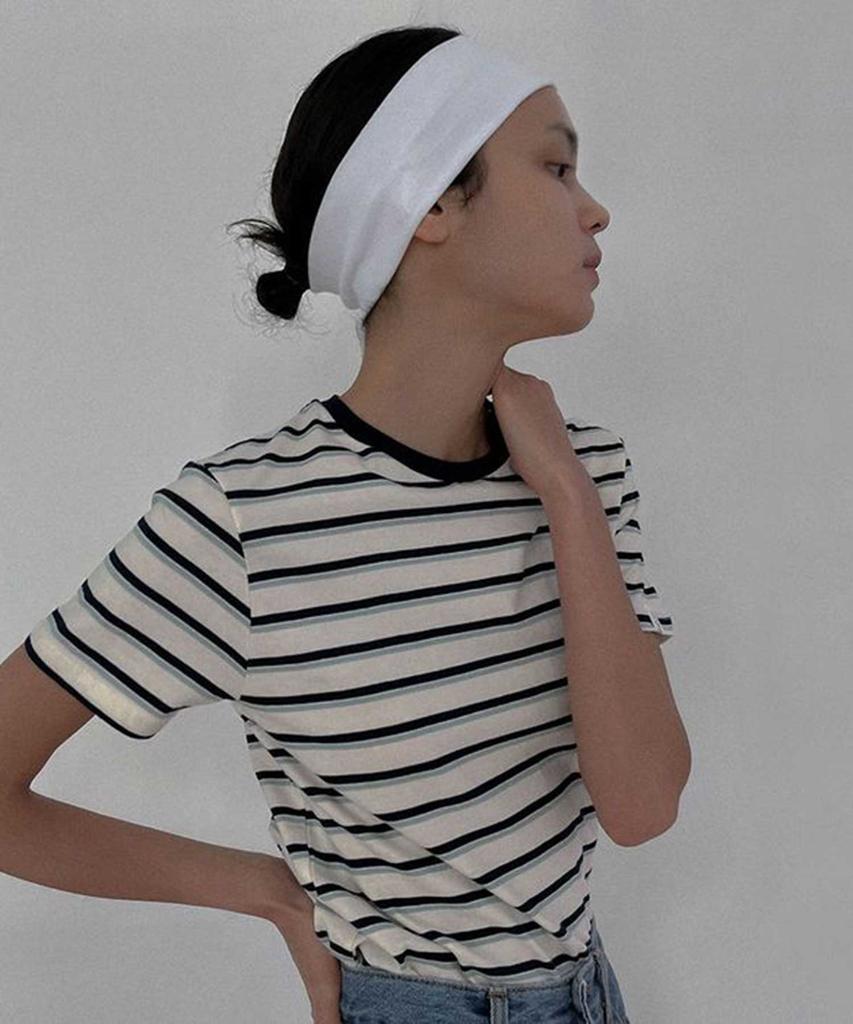 STUDIO SALT Reina Striped T-Shirt_Navy