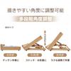 [Multi-stage angle adjustment] Wooden folding tabletop easel, compact drawing board stand for sketching, watercolor painting, and art, COMFYIZM B5