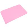 Pet Food Pad Silicone Waterproof Non Slip Bowl Drinking Feeding Mat Placemat for Dog Cat(Red )