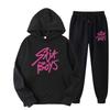 New Saja Boys Sweater Two-piece Men's and Women's Fleece Hoodie Set