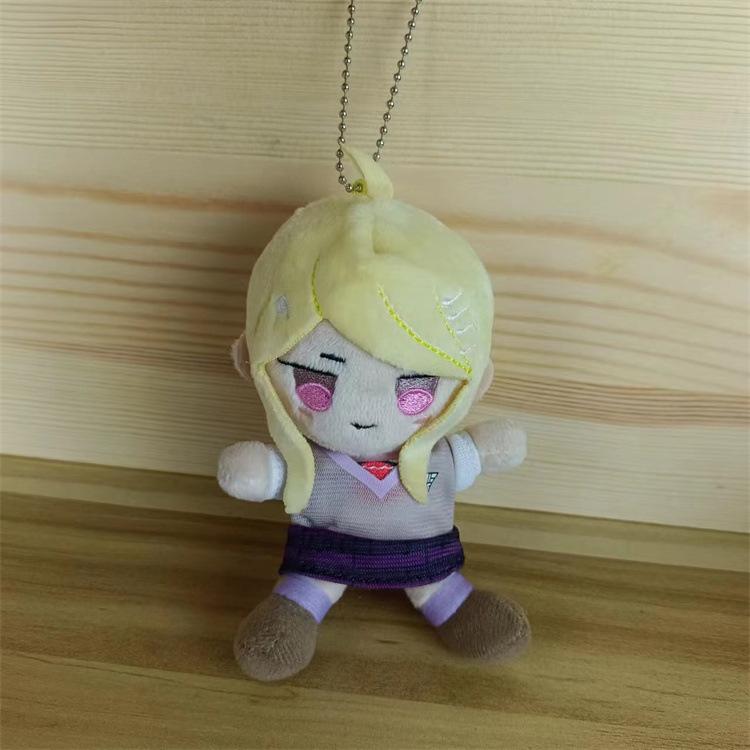 Anime Danganronpa Plush Toys Pendant V3 Dangan Ronpa Komaeda Nagito Hinata Hajime Enoshima Junko Plushie Doll Key Chains Gifts