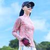 Summer Camo Quick Dry Top Women Outdoor Sports Running Hiking Moisture Wicking Breathable Shirt Casual Stand Collar T Shirt