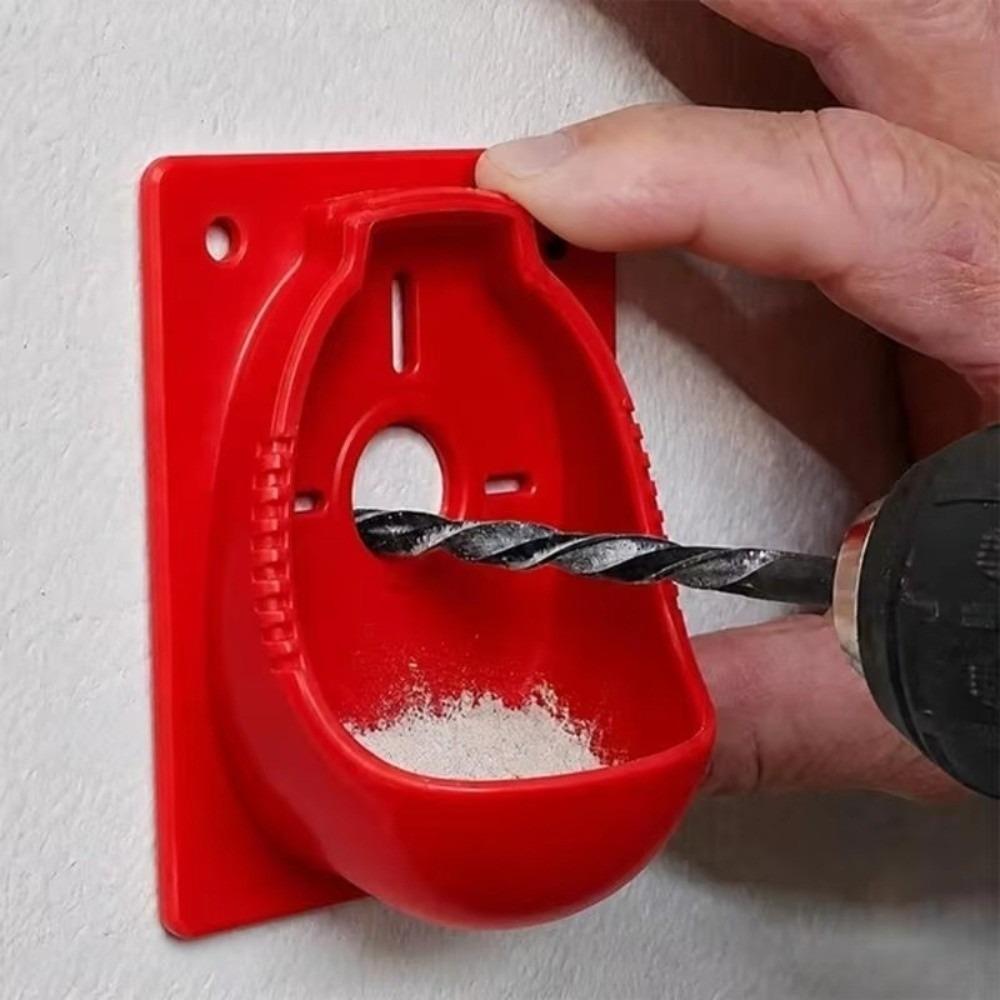 Wall Mounted Drill Dust Collector Central Drill Opening Hole Drilling Catcher Home Improvement