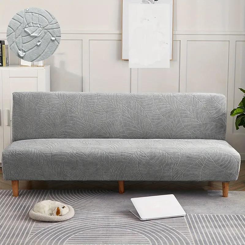 Waterproof Sofa Bed Cover For Living Room Folding Armless Sofa Couch Cover Stretch Thick Couch Covers Armchair Cover Protector