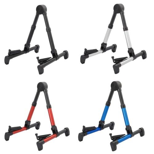 Kikutani GS-100 BLU Aluminum Guitar Stand, Lightweight and Compact, Blue