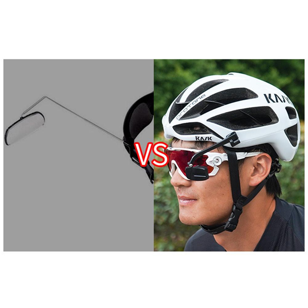 Bicycle Cycling Glasses Rearview Mirror Multi-angle Adjustable Mini Helmet Reflector Riding Accessories
