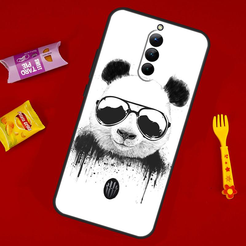 Cartoon Cute Panda Bear Case For ZTE Nubia Red Magic 10 Air 6 6S 7S For Red Magic 11 10 9 8 8S 9S 10S Pro Plus Cover