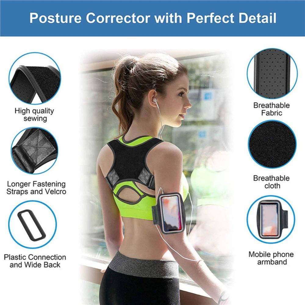 Adjustable Back Posture Corrector Fracture Support Back Correction Brace Sports