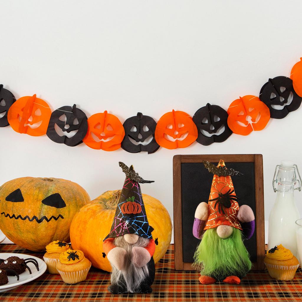 Halloween Gnomes Decorations, Handmade Swedish Tomte Gnome, Gnomes Plush Decor For Home Halloween Day Party Table Decorations