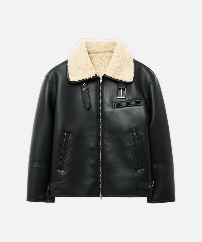 Draw Fit [Oh Jung-Kyu X Draw Fit] Shearling Minimal Mustang Jacket [Beige]