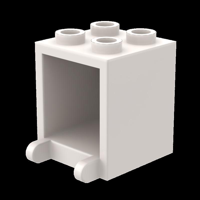 50g MOC 4345 Small Particle Interlocking Building Blocks - 2x2 Mailbox Parts