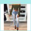 Women Summer Casual Off Shoulder Tank Top Stylish Long Sleeve Crop Top Shirt