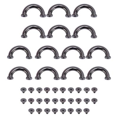 14 Sets D Ring Connector Buckle Electroplating Finish Slick Multifunctional Handbag Chain Connector