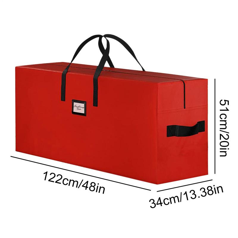 Christmas Tree Storage Bag Large Size Tree Bag With Solid Handle Ornament Storage Box Dust-Proof Christmas tree storage bag