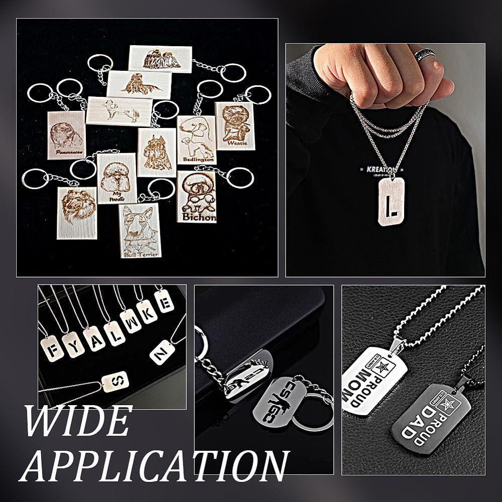 201 Stainless Steel Rectangle Stamping Blank Tag Pendants 43x24x1mm Hole: 3mm Stainless Steel Color 43x24x1mm Hole: 3mm 20pcs/box