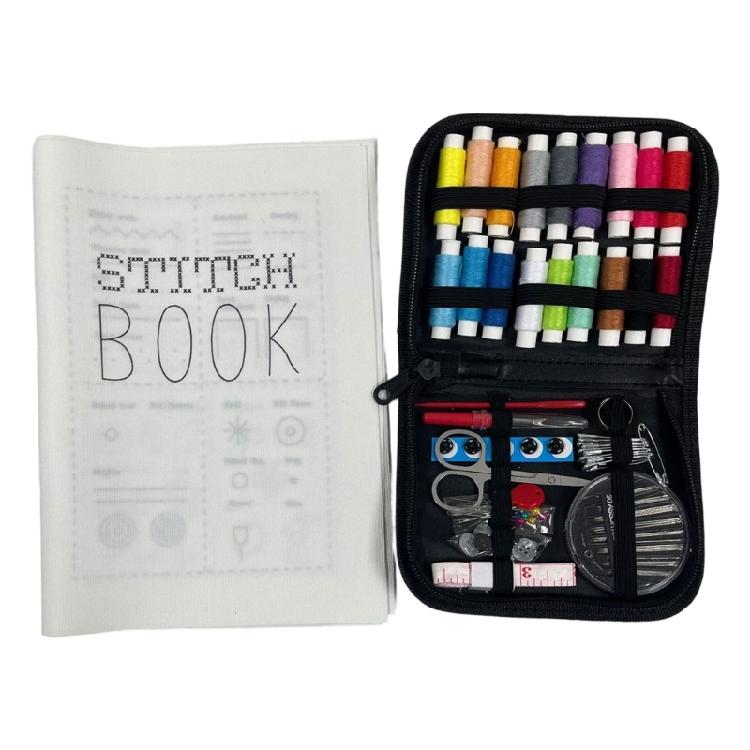 Handmade Stitching Tutorial Journal Cotton Linen Page Multiple Sewing Guide Travel Friendly