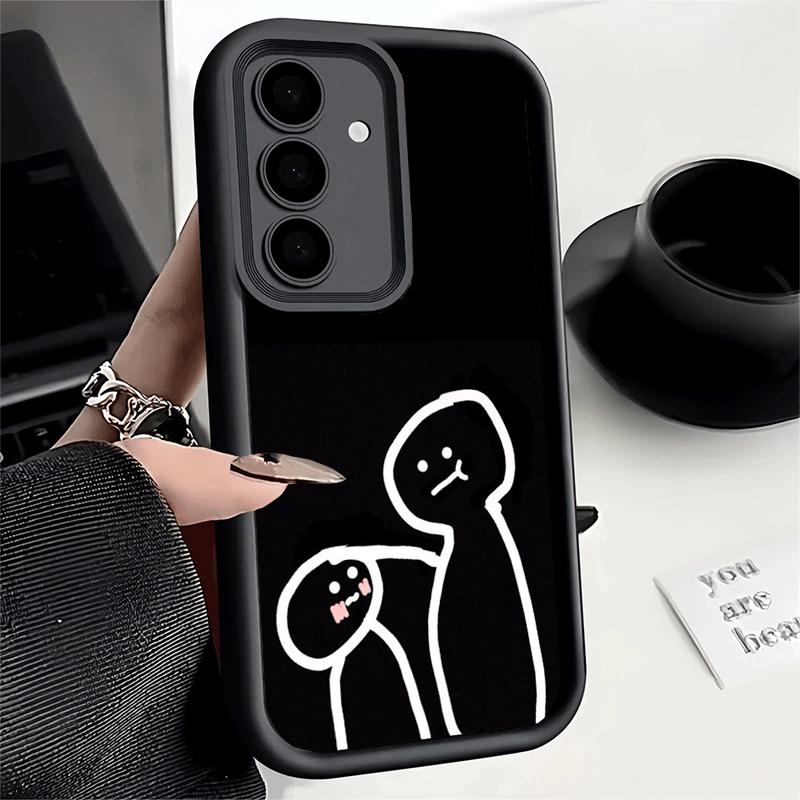 Phone Case for Samsung Galaxy A17 A16 A15 A14 A13 Funny Stickman Matchman A56 A36 A26 A55 A35 A25 A54 A34 A24 A53 A33 A23 A07 A0