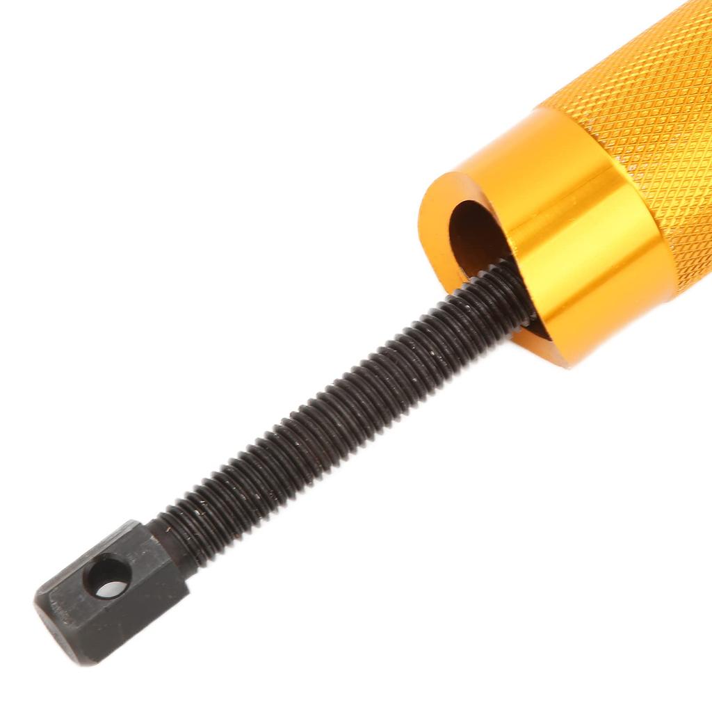 Kolbenbolzenabzieher - Qiilu Kolbenbolzenabzieher, 12-24mm Auswerferwerkzeug Abzieher Aluminiumlegierung Orange Schwarz für Universal-Fahrrad