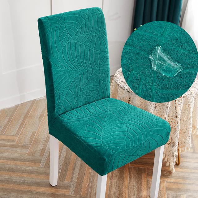Jacquard Thick Waterproof Seat Covers For Dining Room Chairs Covers Dining Chair Seat Covers Kitchen Chair Covers Slipcovers