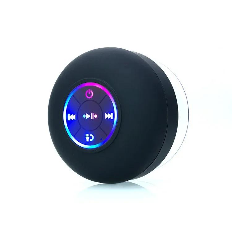 Boxă Bluetooth pentru duș Portabilă Mini Difuzor Wireless cu Microfon Ventuză Rezistentă la Apă IPX4 pentru Călătorii Piscină Râu Plută