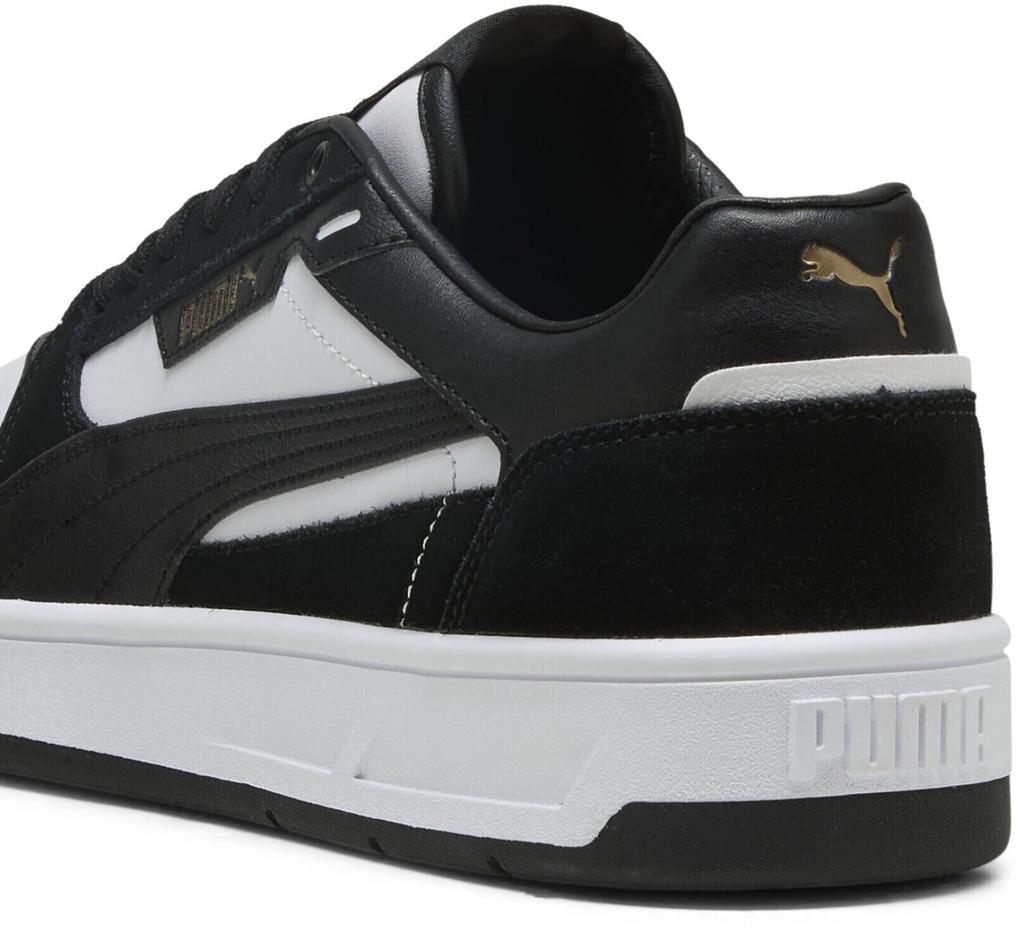 Puma Court Classic Suede Unisex Sneakers White/black/gold