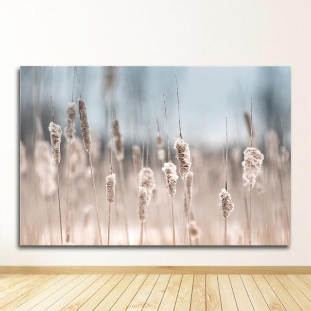 Painting Nordic Style  Living Room Decor Grass Nature Picture Scandinavian Poster Landscape Wall Art Canvas Print