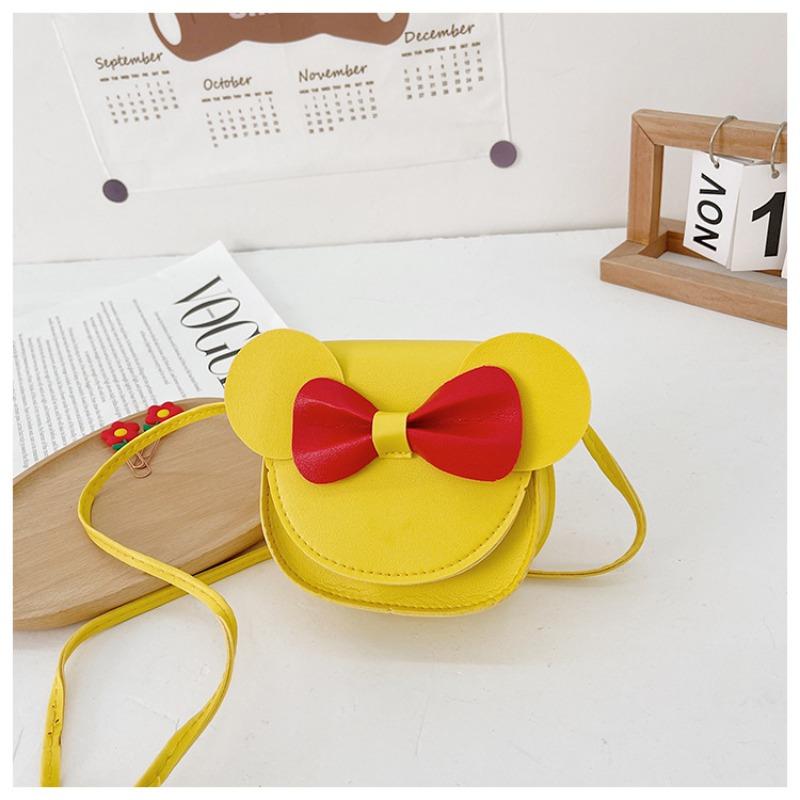 Children's Bag Girls Messenger Bag New Korean Version Mini Bow Shoulder Bag Infant Cartoon Change Accessories Bag