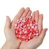 20/50/100 pieces 10mm clay bead bracelets made of red/pink rose envelopes, heart-shaped polymer clay bead jewelry, DIY bracelets, earrings accessories