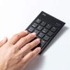 Sanwa Supply Wireless Numeric Keypad USB A Connection Pantograph Key Black NT-WL21BK