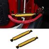 2pcs Door Limit Rope Limiter Strap Bandage For Jeep Wrangler YJ TJ JK JKU Yellow