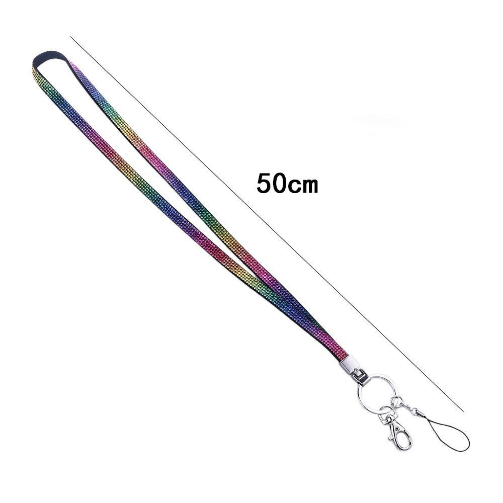 Lanyard Luxury Rhinestone Keys Holder Keychain Lanyard Mobile Phone Straps Neck Strap Phone Lanyard
