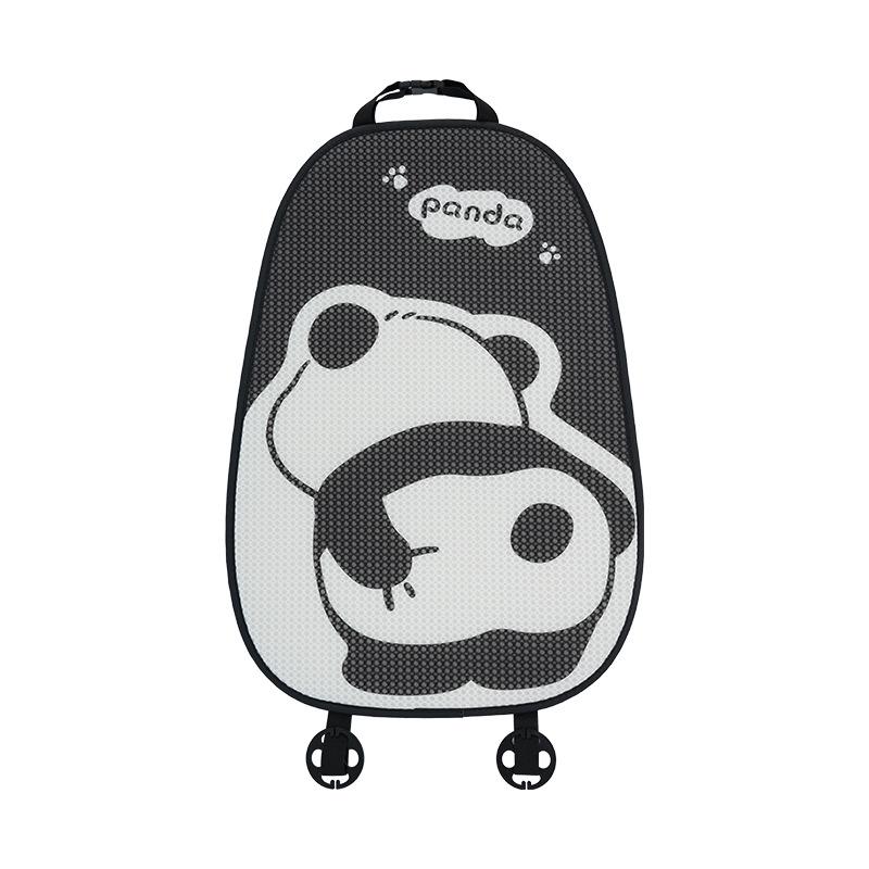 Blue Rain Honeycomb Panda Car Seat Cushion: Universal, High-End, All-Season Pad & Cover