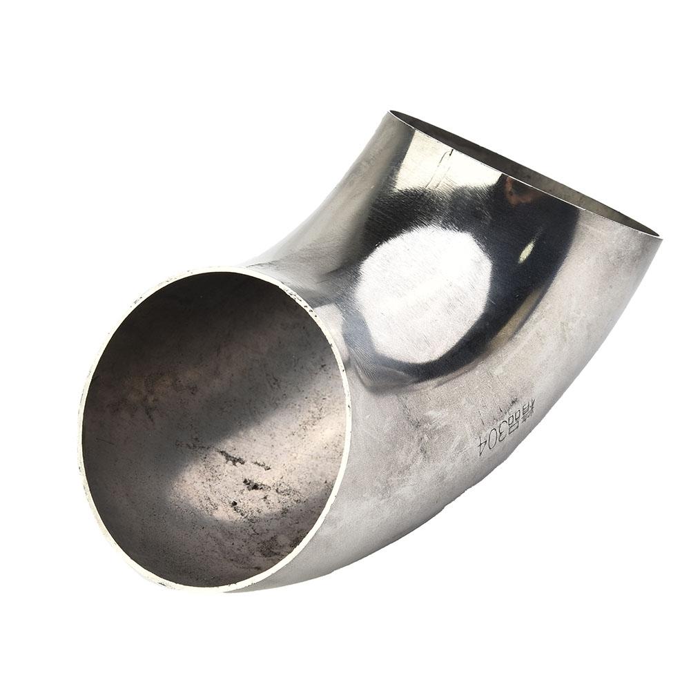 2 Inch/51mm Stainless Steel Exhaust Pipe Weldable Bend Elbow Fittings