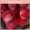 Winter Baseball Red Cap For Women Adjustable Hat Sun Protection Gift Fashion