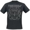 T-shirt in Cotone con Grafica Powerwolf Estiva Unisex Manica Corta Marca di Moda Tee Lusso Casual Vintage Retro Top