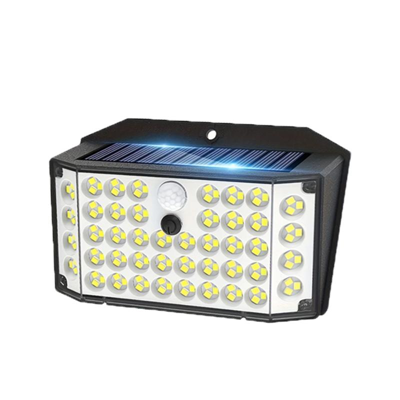1/2PCS Motion Sensing Smart Light, 132 LEDs, 3 Modes Solar Security Light, IP65, Solar Fence Light for Outdoor, Yard