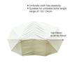 Three Head Umbrella Replacement Umbrella Cloth Outdoor Sunshade Courtyard Umbrella Surface Replacement Garden Umbrella Cloth