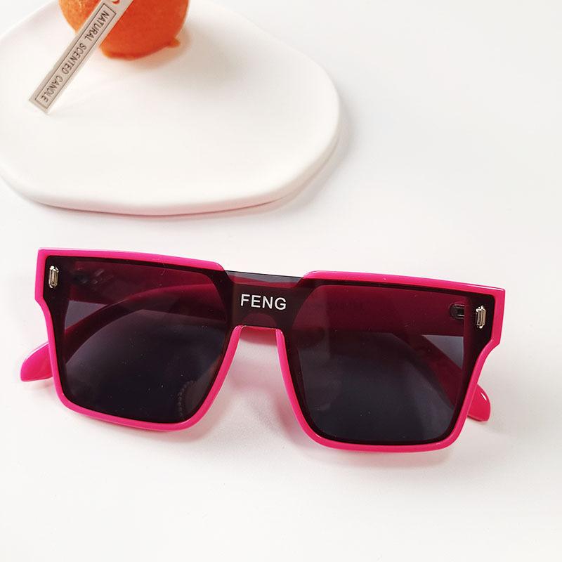 Vintage Square Kids Sunglasses Children Boys Girls Fashion Oversized Sun Glasses Luxury Brand Design UV400 Shades Eyeglasses
