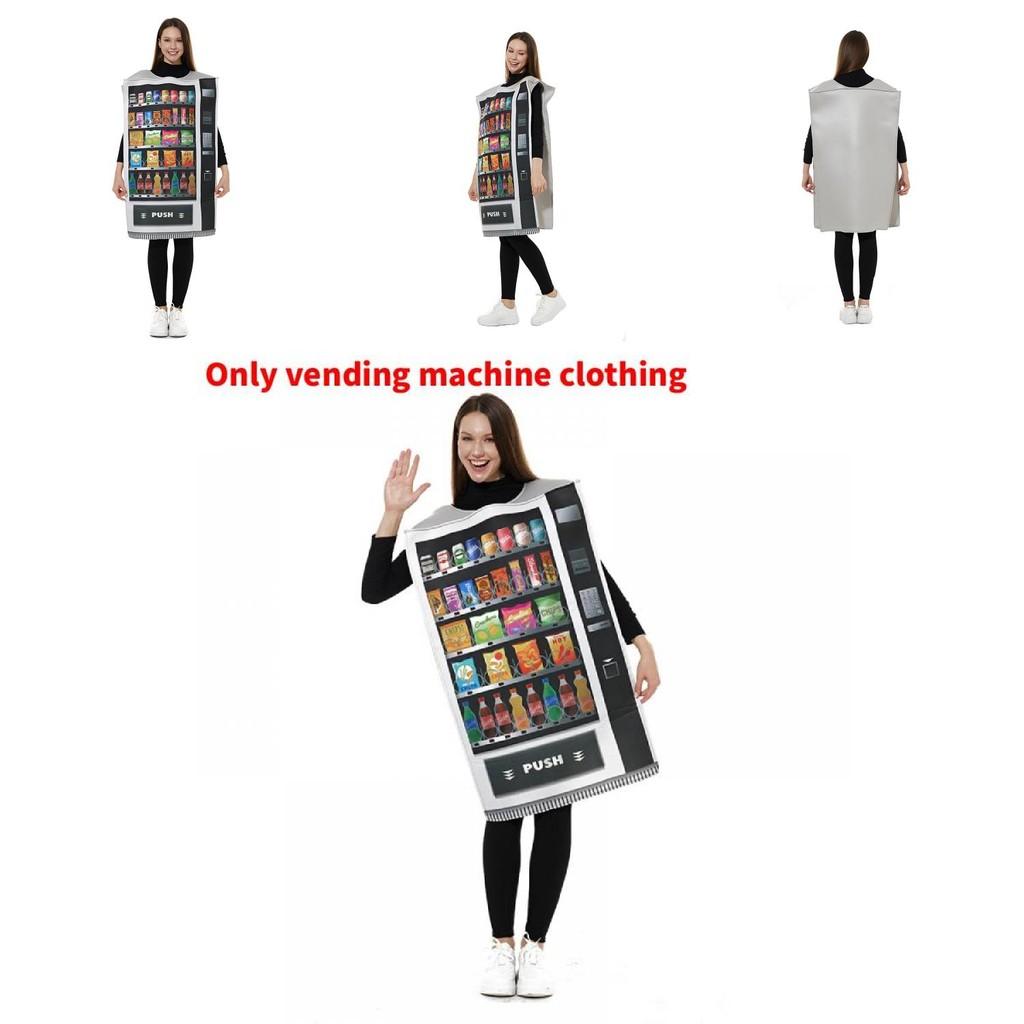Vending Machine Stage Performance Costume For Halloween Party And Theatrical Shows With Polyester Material For Adults
