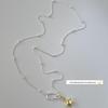 Korean Gold Five-Pointed Star S925 Silver Necklace - Fresh, Light Luxury, High-End Clavicle Chain for Women