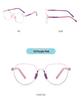 Children's Anti-Blue Light Polygon Glasses, No Prescription, TR90 Frame.