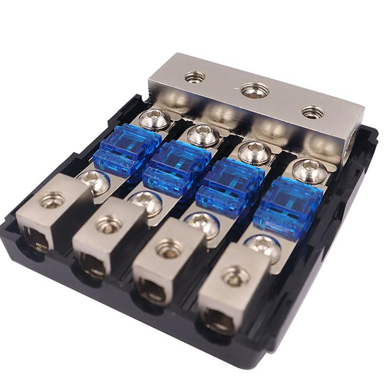 Car Audio Fuse Power Fuse Holder 30-150A Stereo Audio Single Way Agu Fuse Holder