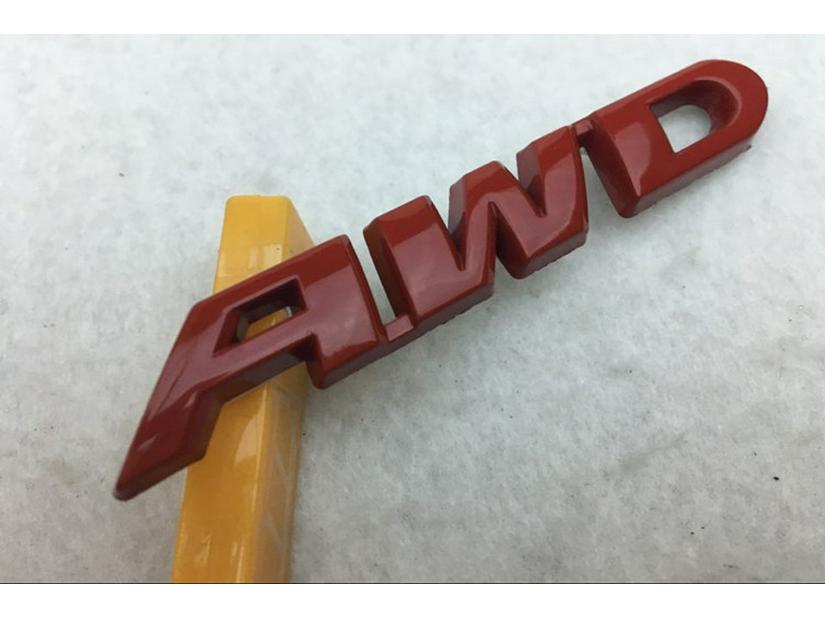 Compatible Toyota & Honda AWD Car Logo Tail Badge Sticker