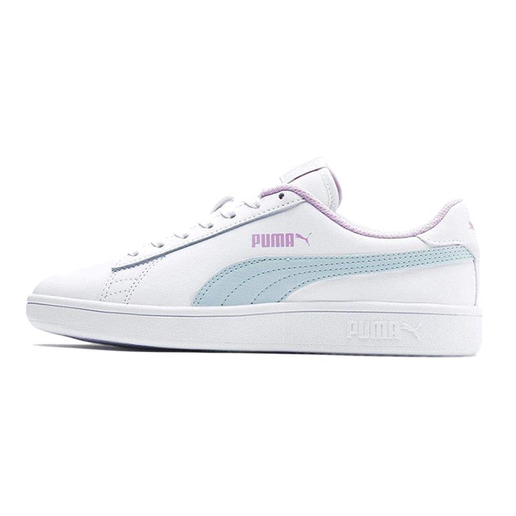 

Кроссовки Puma Smash V2 L Jr Fair Aqua Kids Белый Бледно-Розовый 365170-11