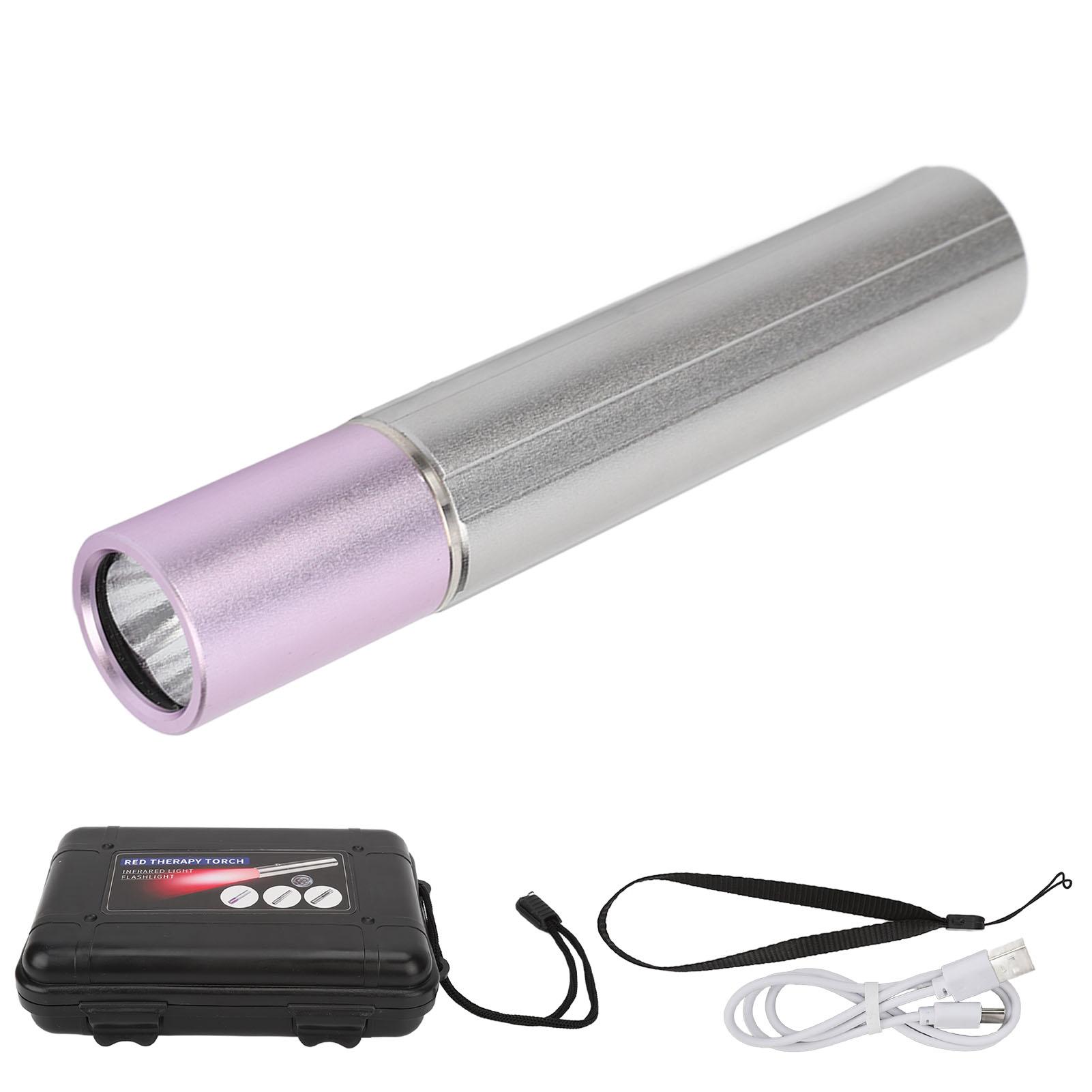 

Красный светодиодный терапевтический прибор, перезаряжаемый портативный ручной инфракрасный фонарик, длина волны 630 нм, 660 нм, 850 нм