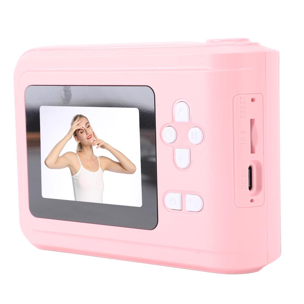 מצלמת הדפסה מיידית וידאו HD 1080P תמונות 48MP מסך 2.4 אינץ' מצלמה מיידית קומפקטית ניידת עם נייר הדפסה