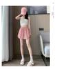 Ice Silk Women's Wide-Leg Sports Shorts, Summer Casual High-Waisted, Versatile Running Outerwear - Single/Double Three-Quarter Length